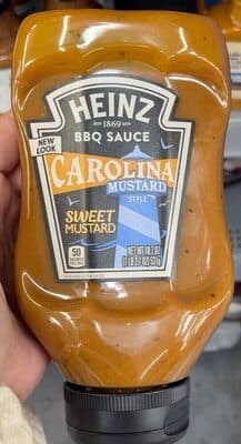 CAROLINA SWEET MUSTARD STYLE BBQ SAUCE, CAROLINA SWEET MUSTARD STYLE