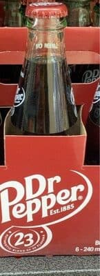 dr pepper glass bottles