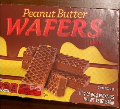 PEANUT BUTTER WAFERS, PEANUT BUTTER