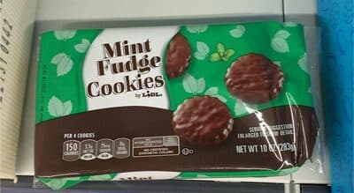 MINT FUDGE COOKIES, MINT FUDGE