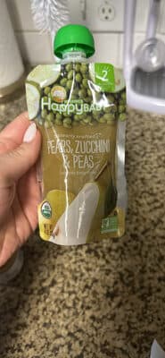 Pears, Zucchini & Peas