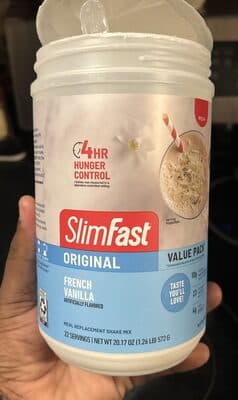 ORIGINAL MEAL REPLACEMENT SHAKE MIX, FRENCH VANILLA, FRENCH VANILLA