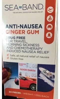NAUSEA RELIEF GINGER GUM