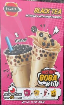 BLACK TEA INSTANT BOBA KIT, BLACK TEA