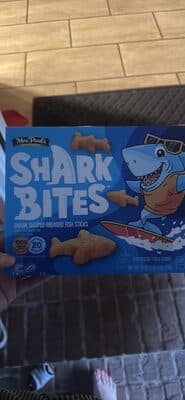 SHARK SHAPED BREADED FISH STICKS