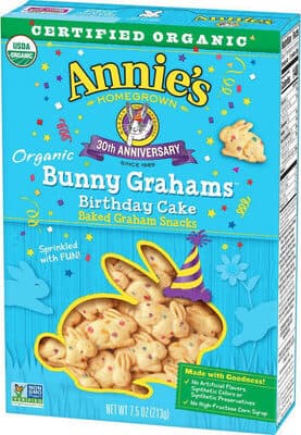 Bunny Grahams B-Day Cake