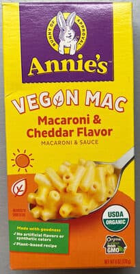VEGAN MAC Macaroni & Cheddar Flavor Macaroni & Sauce