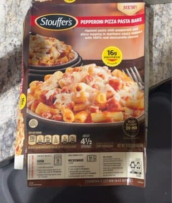 STOUFFERS Family Size Pepperoni Pizza Pasta Bake Frozen Entre 31oz Box
