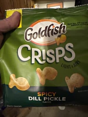 Goldfish Crisps Spicy Dill