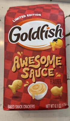 Goldfish Awesome Sauce Flavored