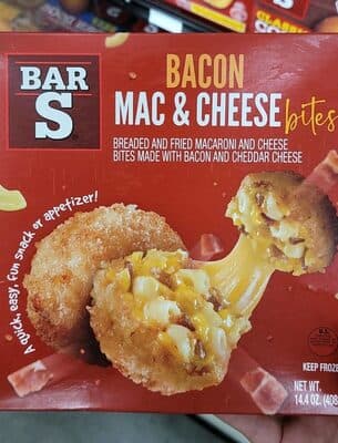 BACON MAC & CHEESE BITES, BACON