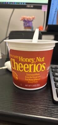 Naturally flavored honey nut cheerios