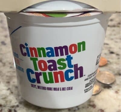 Cinnamon Toast Crunch Breakfast Cereal Cups 4 Pack