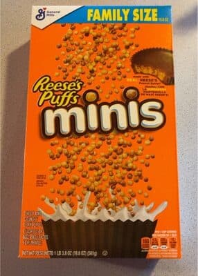Reese's Mini Puffs Breakfast Cereal
