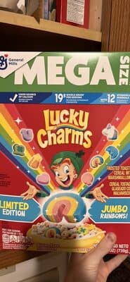 Lucky Charms Breakfast Cereal Mega Size