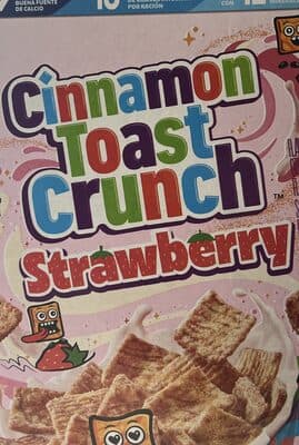 Toast Crunch Strawberry Breakfast Cereal Family Size