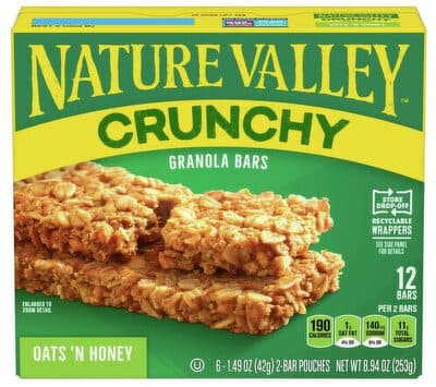 Oats 'n Honey Granola Bars