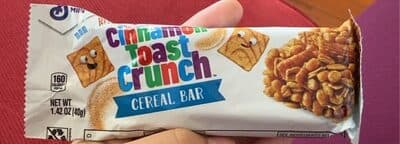 Cinnamon Toast Crunch Cereal Bar