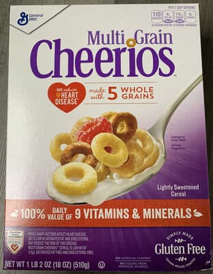 Multi Grain Cheerios Gluten Free Breakfast Cereal