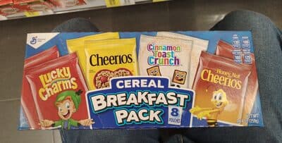 General Mills Single-Serve Breakfast Cereal Multipack With 8 Varieties