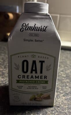 Oat Creamer Pistachio Crème