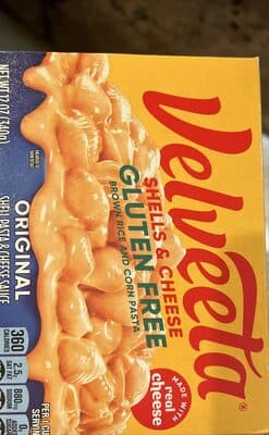 Gluten free shells and cheese