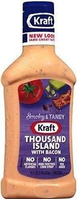 THOUSAND ISLAND WITH BACON DRESSING, BACON