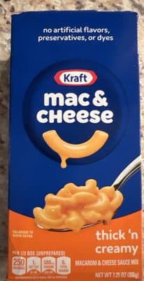 Mac and Cheese thick and creamy
