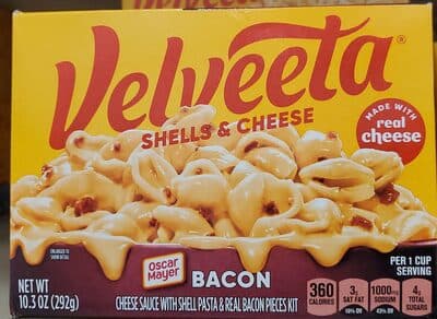 Velveeta Shells & Cheese Bacon