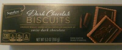 DARK CHOCOLATE BISCUITS