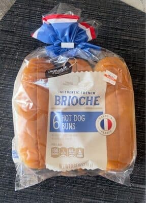 HOT DOG BUNS, BRIOCHE