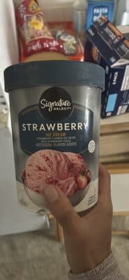 ICE CREAM, STAWBERRY