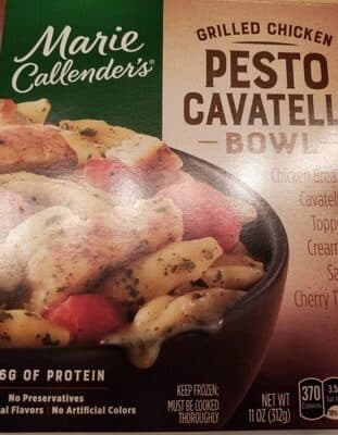 Grilled Chicken Pesto Pasta Bowl