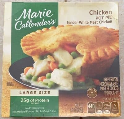 Chicken Pot Pie Tender White Meat Chicken