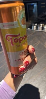 Tangerine flavored soda