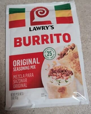 LAWRY'S, BURRITO SPICES & SEASONINGS
