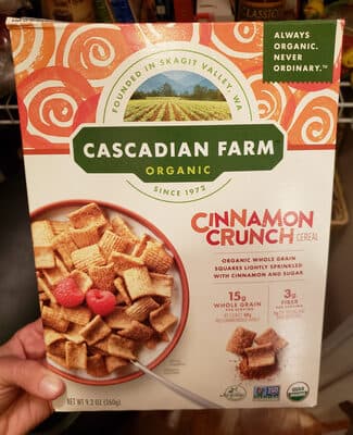 Cascadian Farm Organic Cinnamon Crunch Breakfast Cereal