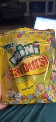 Mini Starburst Fruit Chews Sours