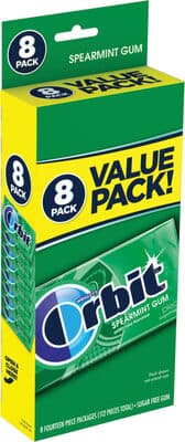 SPEARMINT SUGARFREE GUM, SPEARMINT