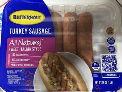 Sweet Turkey Sausage
