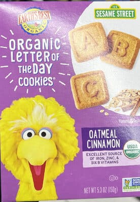 Letter Of The Day Cookies Oatmeal Cinnamon