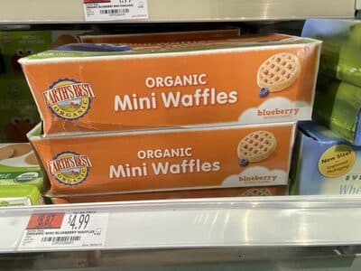 Organic homestyle organic mini pancakes