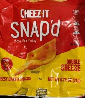 Cheez-It Snap'd Double Cheese