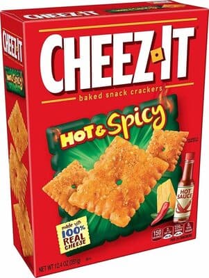 Hot & Spicy Cheez-It baked snack crackers