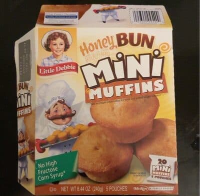HONEY BUN FLAVORED MINI MUFFINS, HONEY BUN