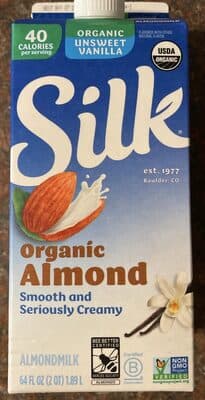 Organic Almond Unsweet Vanilla Almondmilk