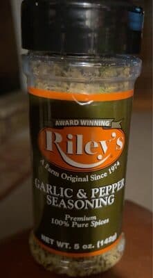 GARLIC & PEPPER SEASONING, PREMIUM 100% PURE SPICES, GARLIC & PEPPER