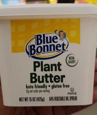 PLANT BUTTER 64% VEGETABLE OIL SPREAD, PLANT BUTTER