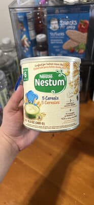 NESTL NESTUM 5 INSTANT INFANT CEREAL, FROM 6 MONTHS, 10.6 OZ