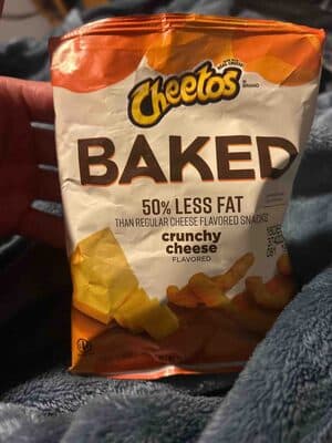 Baked Crunchy Cheese flavored snacks